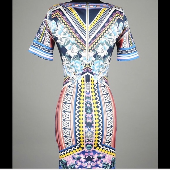 Sexy Scoop Neck Bodycon Dress - Picture 5 of 6